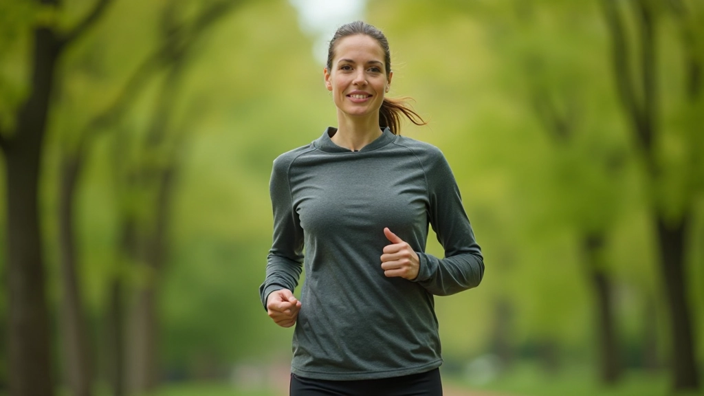 Actieve persoon die sport beoefent met focus op gezondheid en cognitieve prestaties